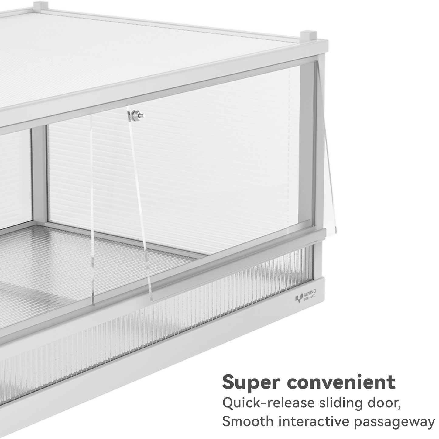 ADVINCI Climbing Tank Sun Max Aluminum Climbing Enclosure for Reptile Habitat and Landscape, Suitable for Tortoises, Bearded Dragons, and Blue-Tongued Skinks.