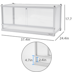 50 Gallon Sun-Max Reptile Enclosure 95 x 42 x 45 CM